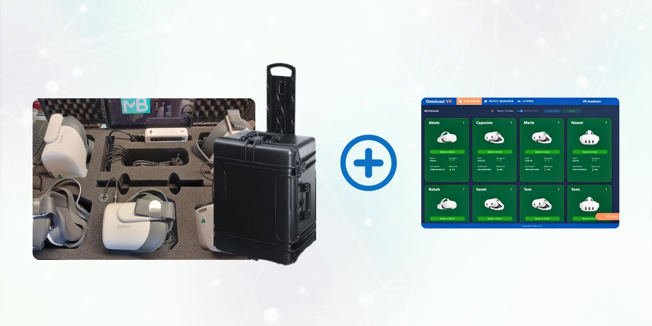 Dispositif Valises XR - Solution VR mobile pour Formation & démonstrations en mobilité