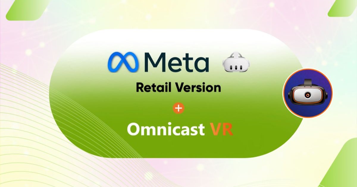Omnicast Vr avec Meta Quest retail version