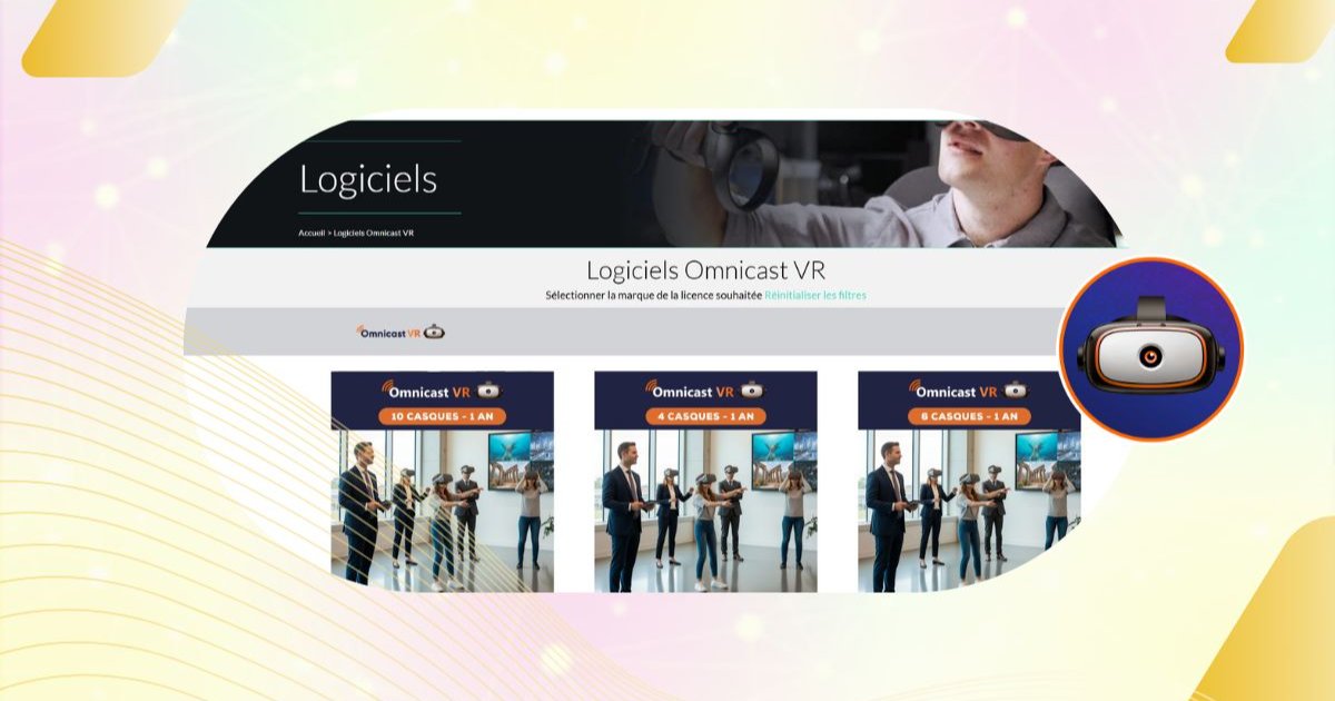 Omnicast VR distribué par INO-VR