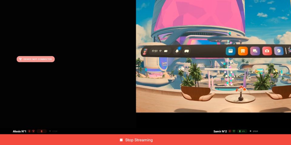 Device not connected