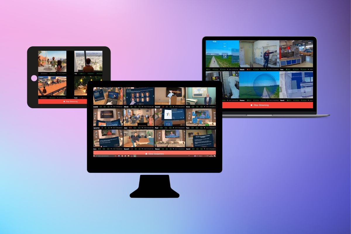 Interface de supervision mosaïque Omnicast VR