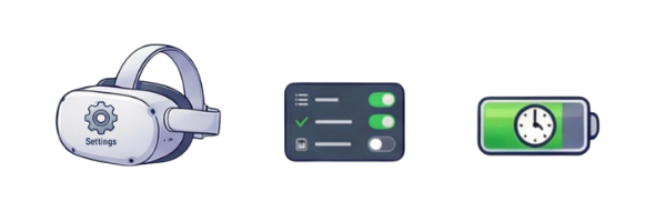 Paramètres du casque