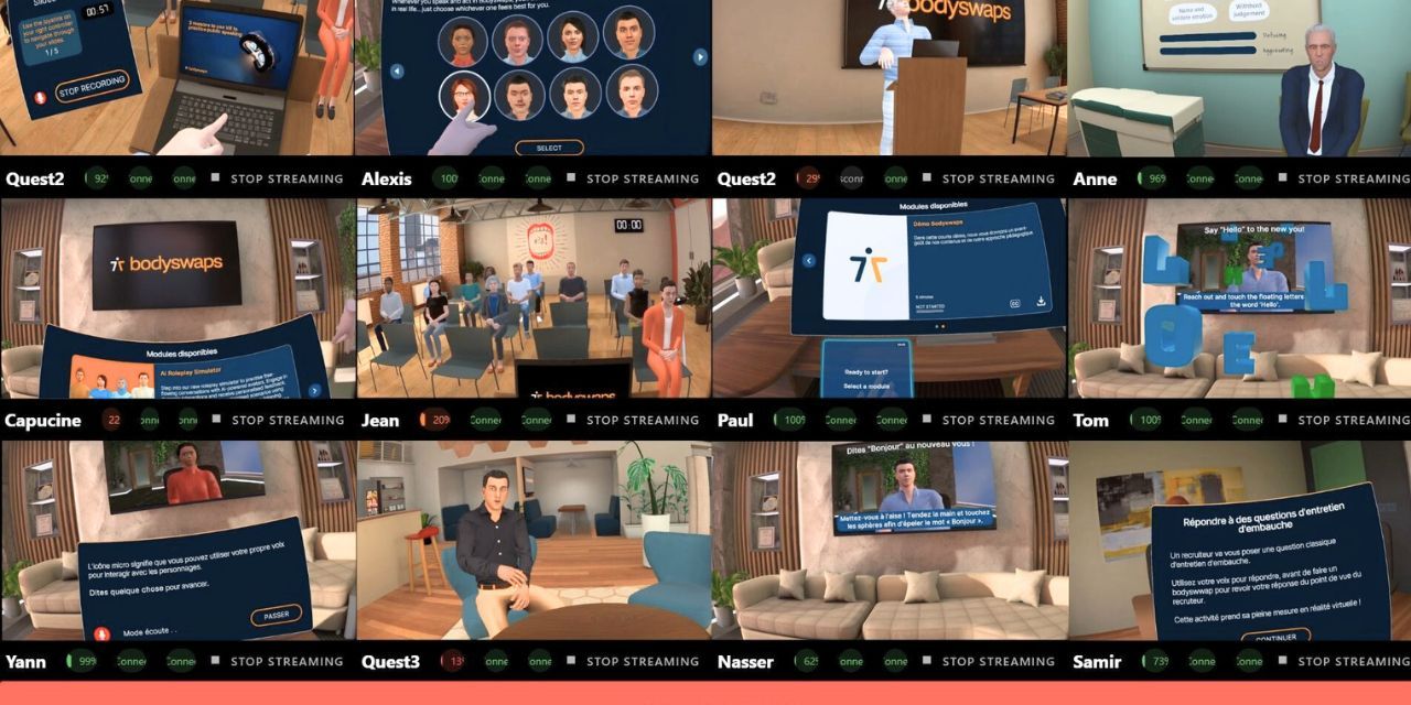 Petits centres de formation (1 à 3 salles, 5 à 16 casques) - OmnicastVR comme alternative à ManageXR