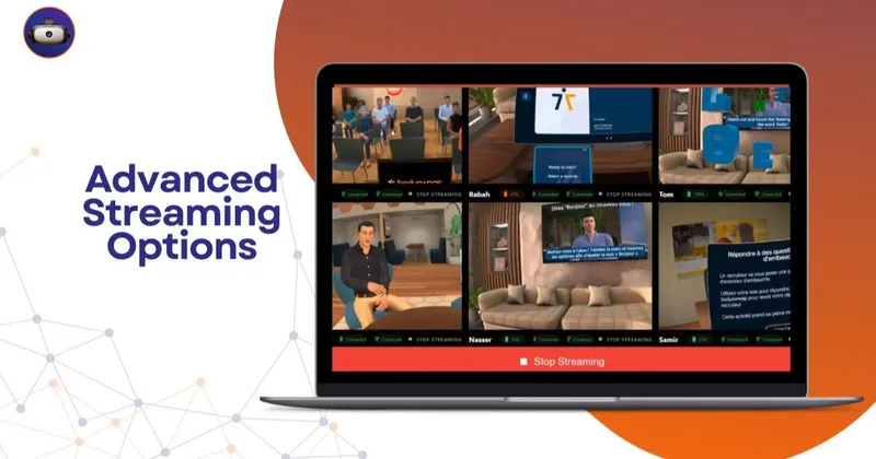 Geavanceerde streaming starten - Omnicast VR-handleiding Geavanceerde streaming starten - Omnicast VR-handleiding