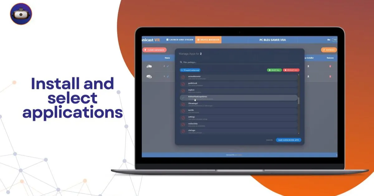 Instalar e selecionar aplicativos - Tutoriais Omnicast Instalar e selecionar aplicativos - Tutoriais da Omnicast