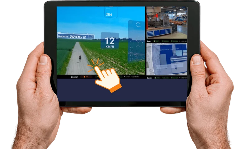 Contrôle de session en direct OmnicastVR comparé à un MDM Cloud VR