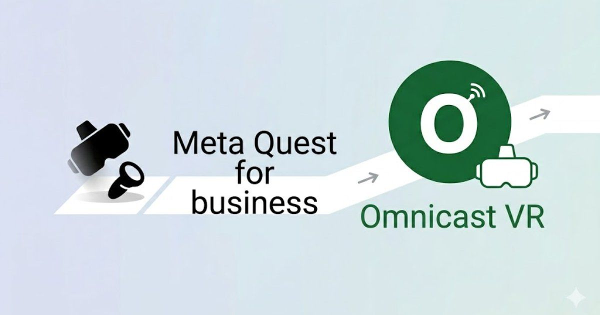 Imagem em destaque - alternativa ao Meta Quest para negócios na OmnicastVR