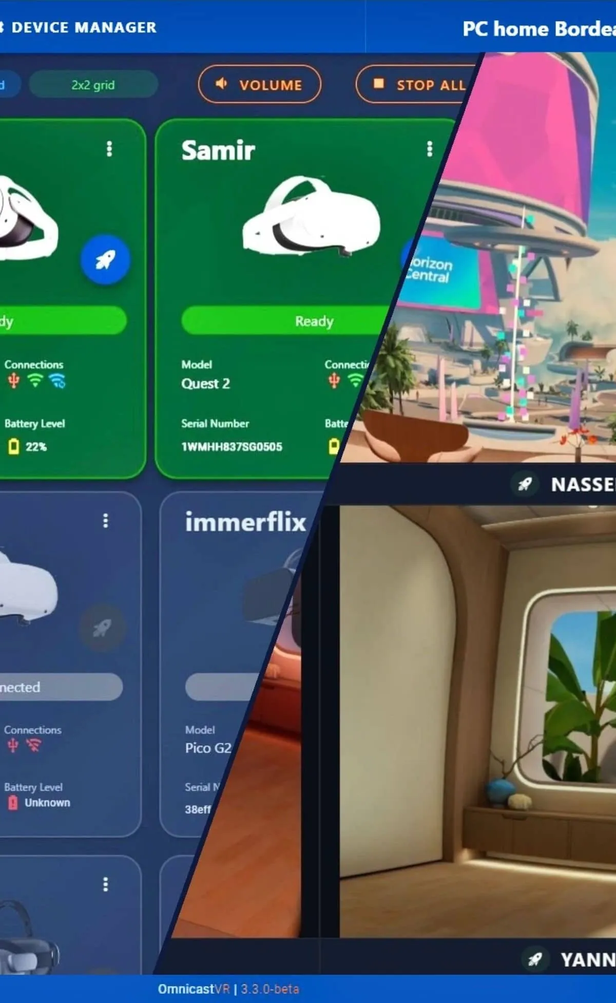 OmnicastVR — session de formation en réalité virtuelle